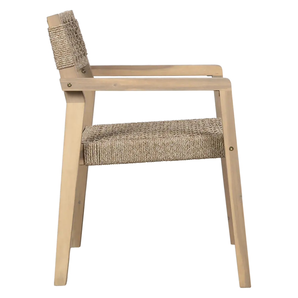 BEGINIA Betta - садовое кресло из акации с плетением Роуп 89396780 STLM-1566807 - Вид №3