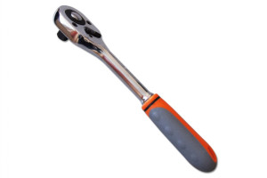 15838762 Ключ-трещотка 1/2" 45 зубьев CR-V с переключателем 031708-001 SANTOOL