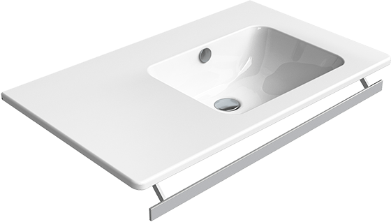 8857111 Встроенная раковина под столешницу овальная GSI ceramica City - Вид №1