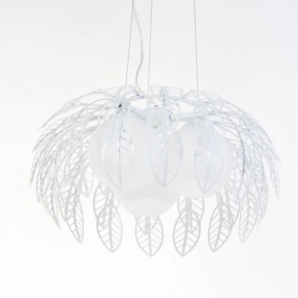 Подвес Paola 3xE27x60 Вт, металл/стекло, цвет белый Maytoni STLM-2017837 - Вид №2