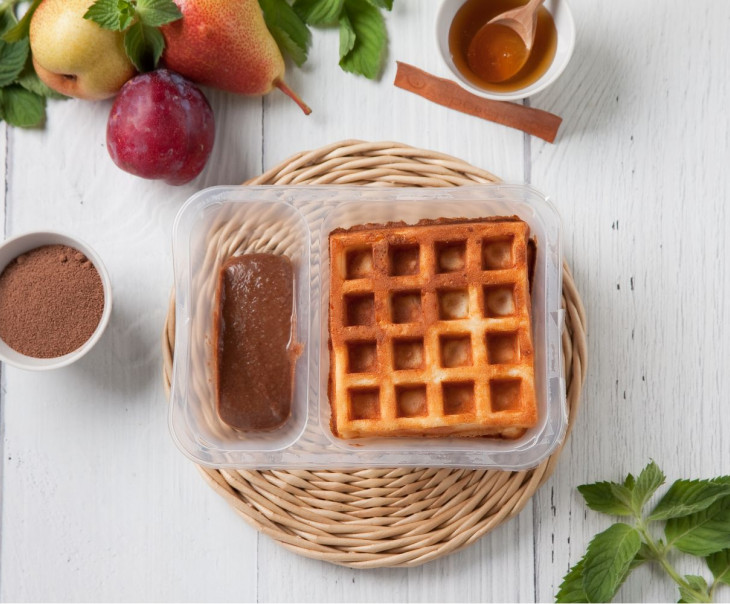 6831 Вафли творожные с шоколадным муссом Вкусляндия  - Вид №1