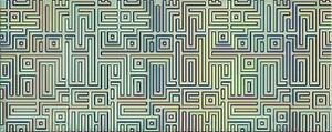 NUVOLA VERDE LABIRINT Декор 20,1*50,5 (13 шт)