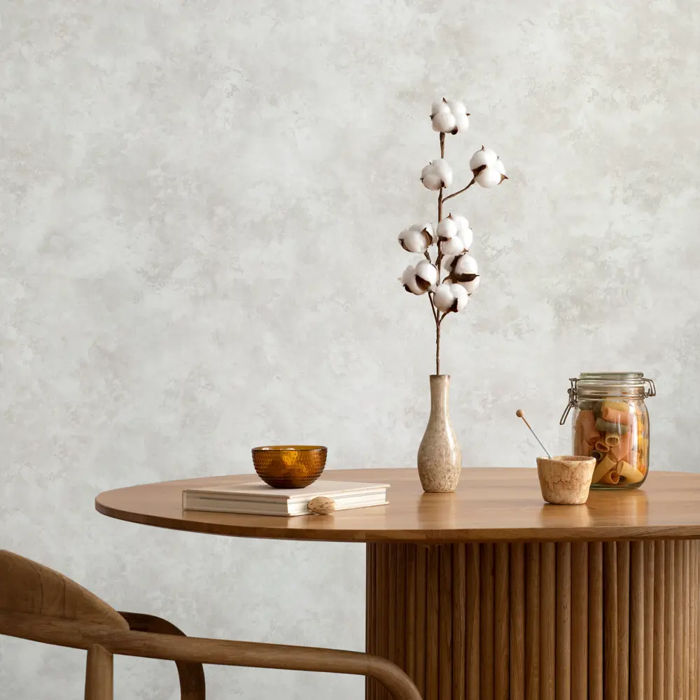 Обои Kreaforta Banff бежевые с текстурой штукатурки 89431654 STLM-1572728 - Вид №2