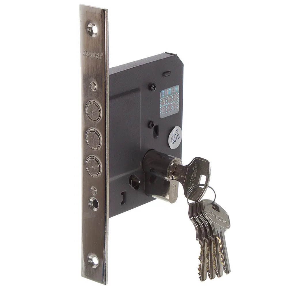 Замок врезной Apecs 91/60, цвет хром STLM-2065461