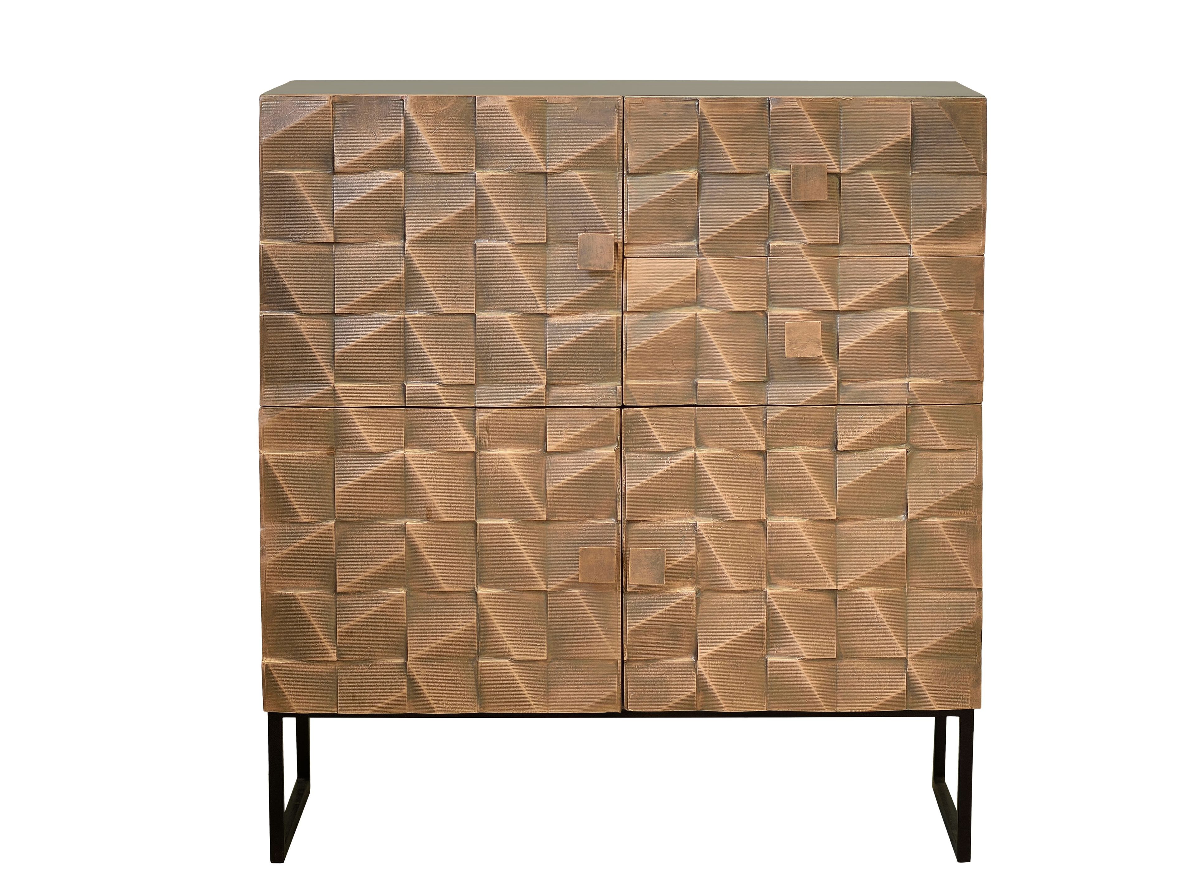 Бронзовый шкаф с распашными дверцами Giner y Colomer Cobre ARCH-00095942