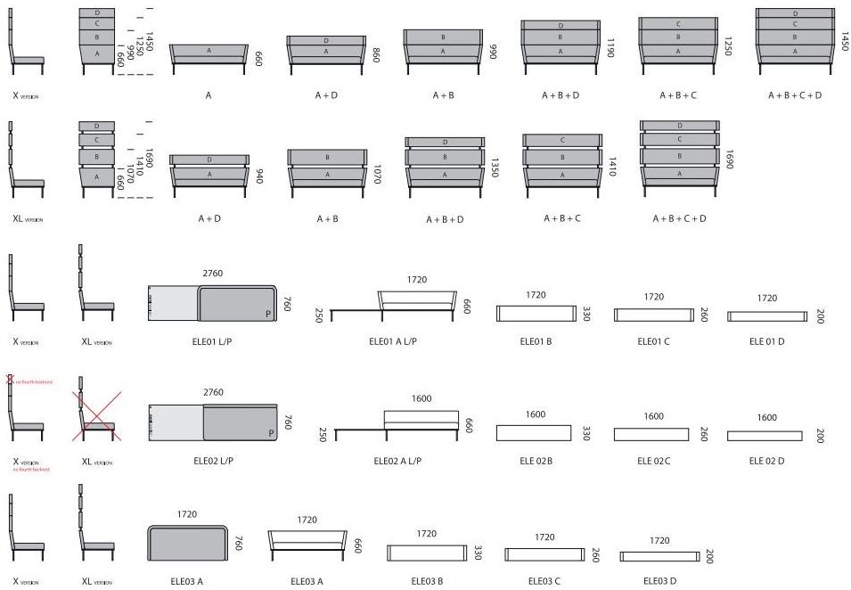mminterier 2-местный тканевый диван Element sun-id-1501092 - Вид №2