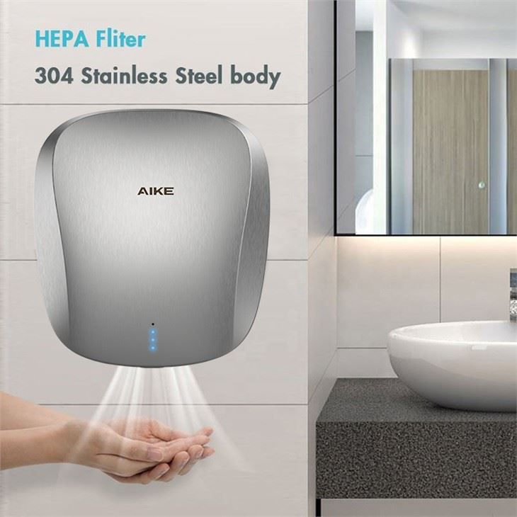 Сушилка для рук из нержавеющей стали AIKE AK2903_855  - Вид №3