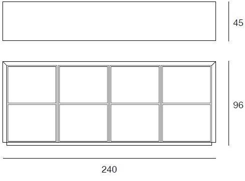 Pacini & Cappellini Комод с распашными дверцами  5578  - Вид №3