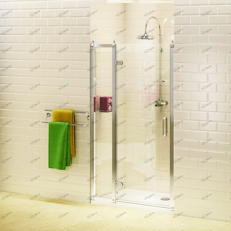 Дверь на петлях 80см с доп. панелью 20см  Burlington C20, C15 