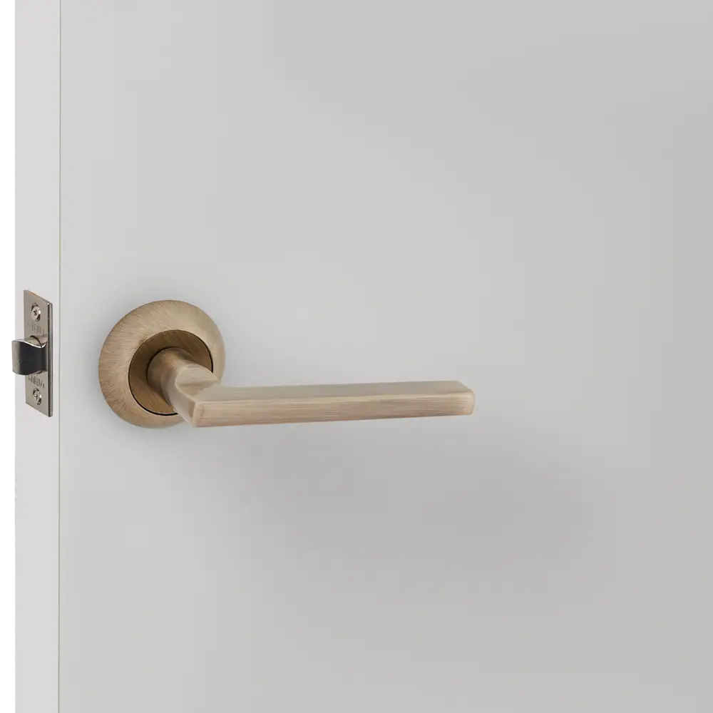 Дверные ручки Punto Polo без запирания цвет бронза STLM-2125684 - Вид №5