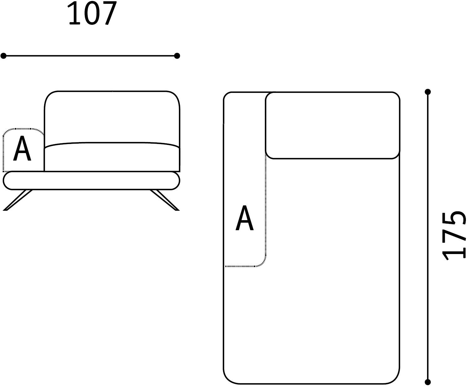 Febal Casa Шезлонг со съемным тканевым чехлом Scena sun-id-1382405 - Вид №6
