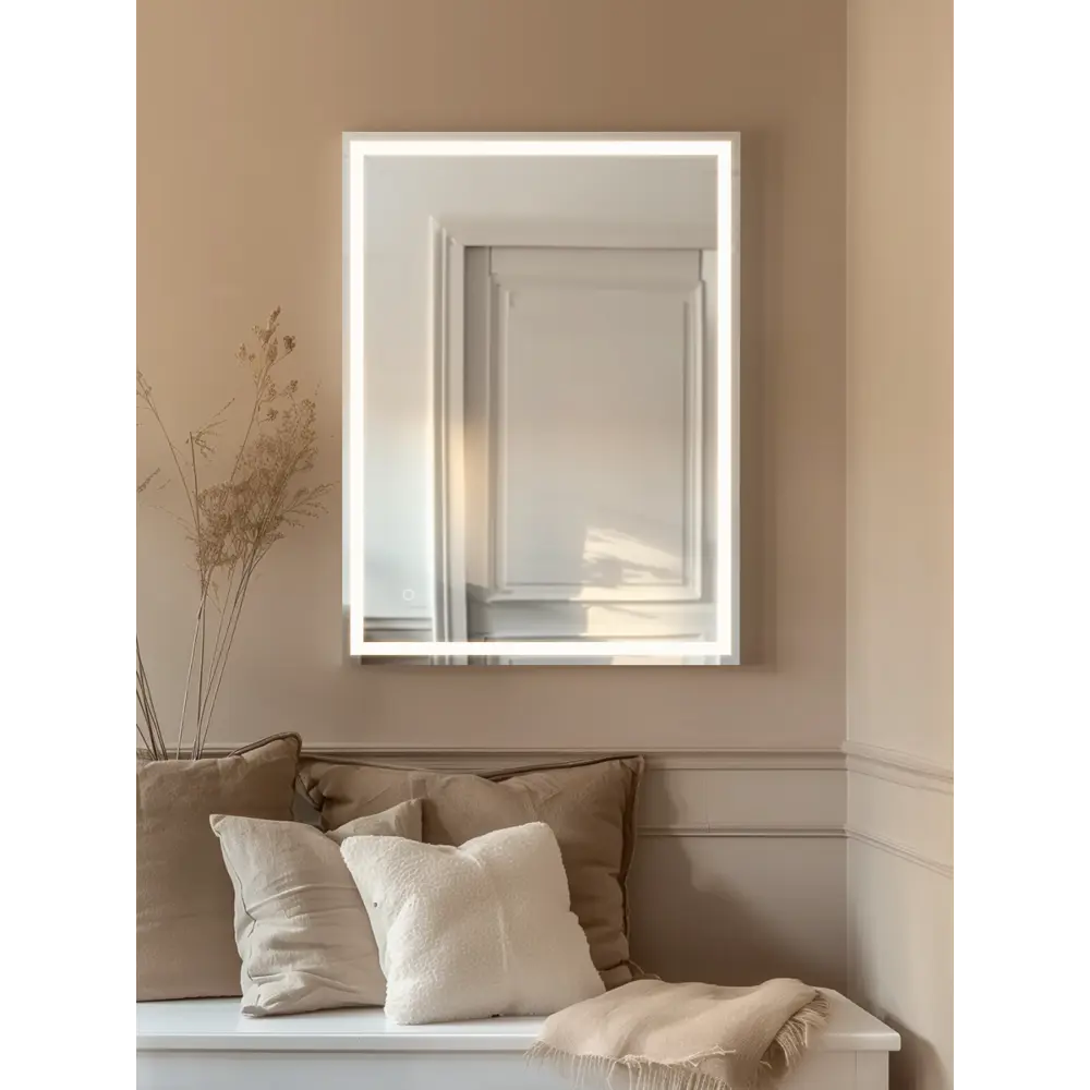 Зеркало в ванную комнату Бостон Лайт 100x80 см с подсветкой Santreyd STLM-2178965 - Вид №9