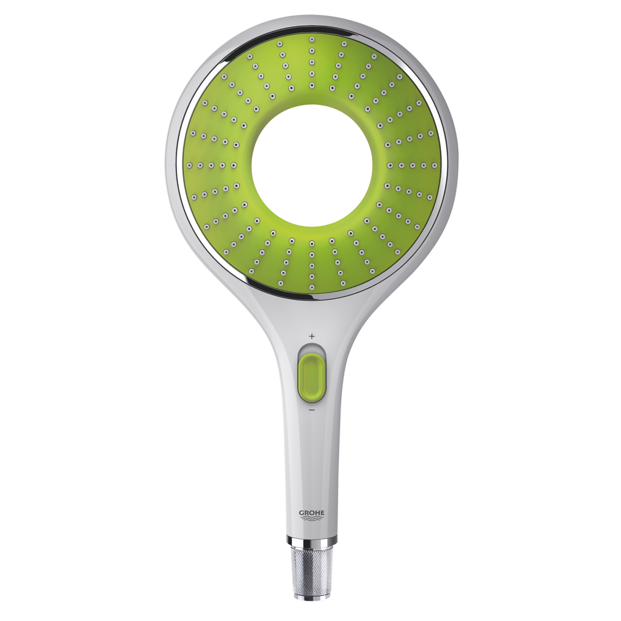 Ручной душ GROHE Rainshower Icon (2 режима), белая луна/зеленый (27276LS0) - Вид №1