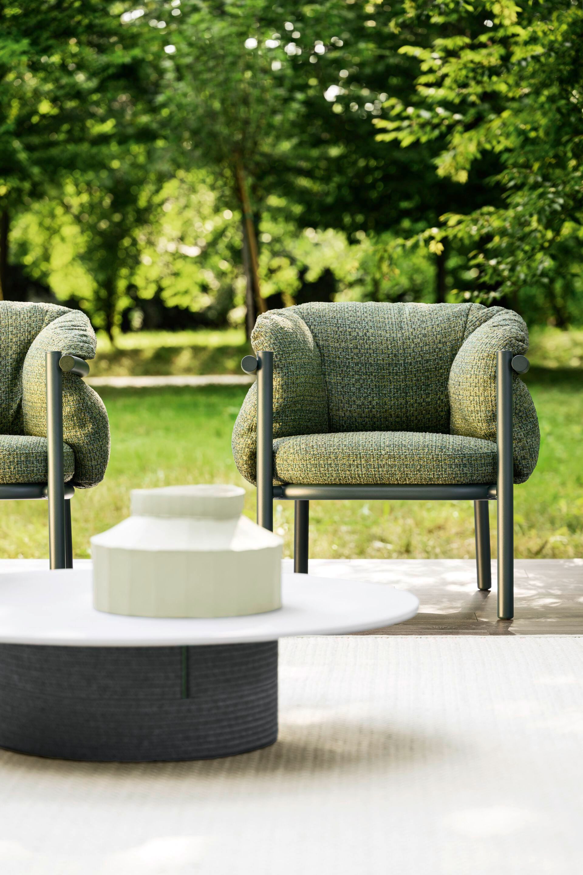 Алюминиевый и тканевый садовый стул Varaschin Allegra ARCH-00129982 - Вид №3