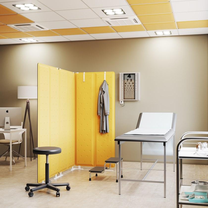 Steelbox by Metalway Звукопоглощающая перегородка для офиса из trevira® cs Zen sun-id-1453682 - Вид №2