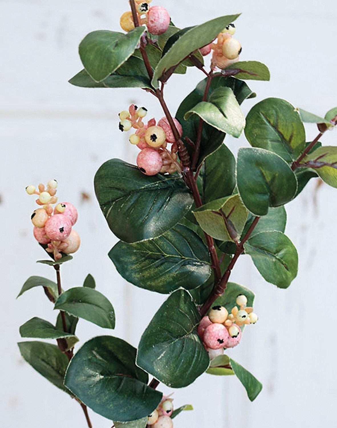 3769 510 a2 Искусственный стебель снежной ягоды, 96 см, розовый H-andreas  - Вид №1