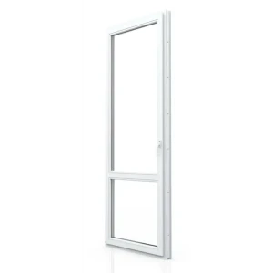 Балконная дверь пластиковая ПВХ Deceuninck одностворчатое 213x70 мм (ВхШ) левая двухкамерный стеклопакет белый