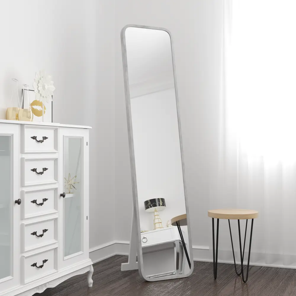 Зеркало напольное овальное INSPIRE Монблан 40×175 см в стиле бетон 85283137 STLM-0060822 - Вид №4