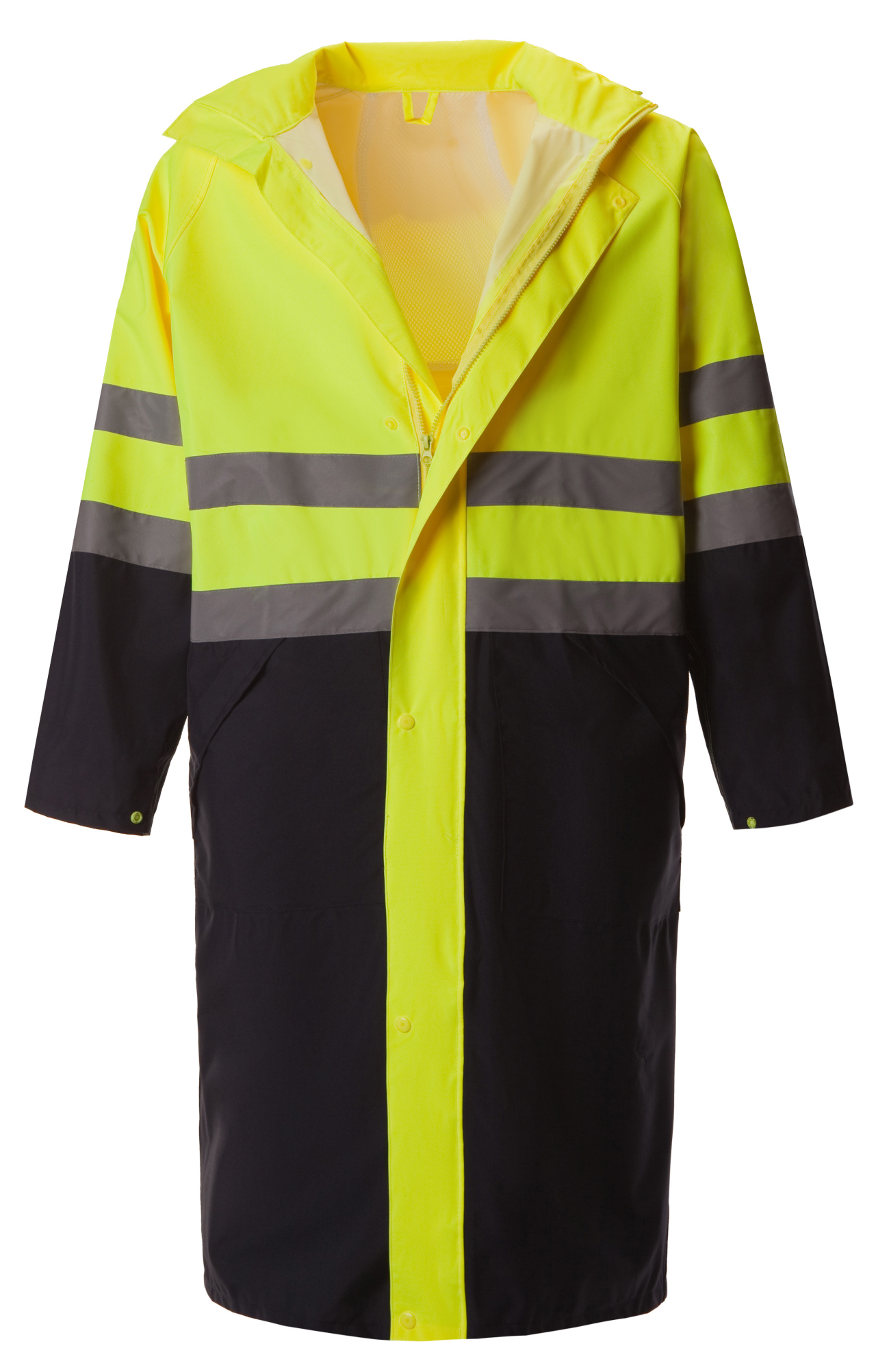 5040613 Плащ Альбатрос + УЦЕНКА лимонный темно-синий  Непромокаемая спецодежда  размер XL  - Вид №2
