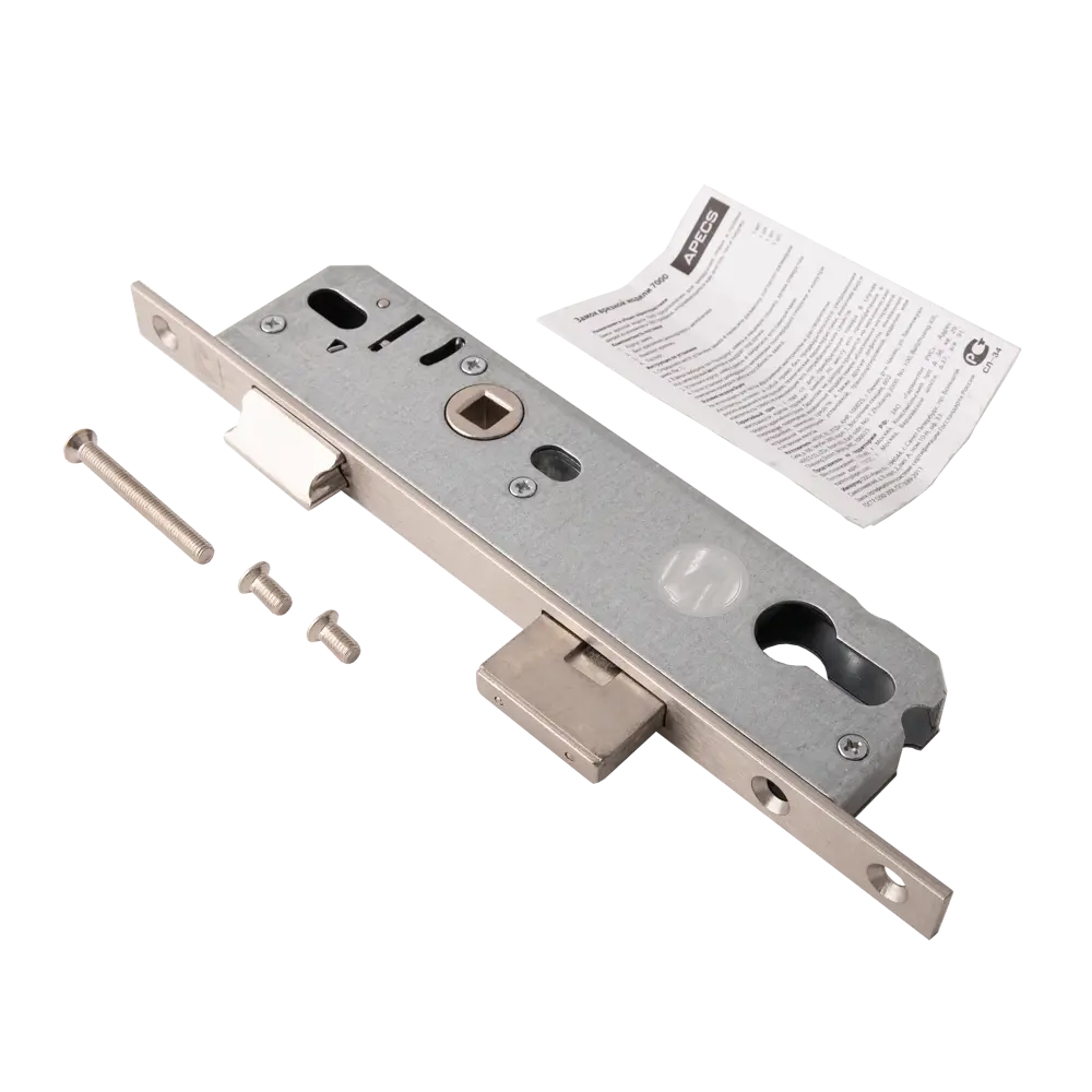 Врезной замок APECS 7000-30-NI для ПВХ-дверей 85203109 STLM-0059837 - Вид №1