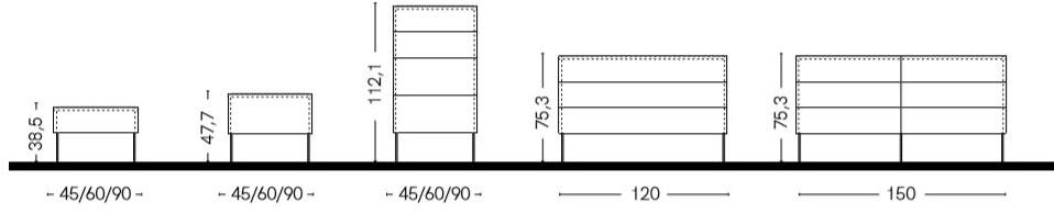Zalf Прикроватная тумба с ящиками Lucky sun-id-1447641 - Вид №2