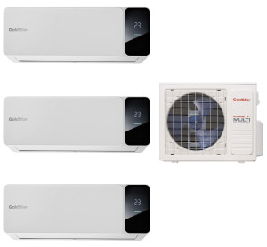 9244179 Кондиционер настенный мультисплит-система GoldStar GSA3OI-FM/out-21HN8 + FM/in-07+09+09HN8 белый