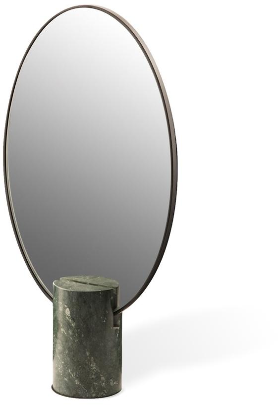 Pols Potten Железное овальное настольное зеркало  300-300-130  - Вид №1