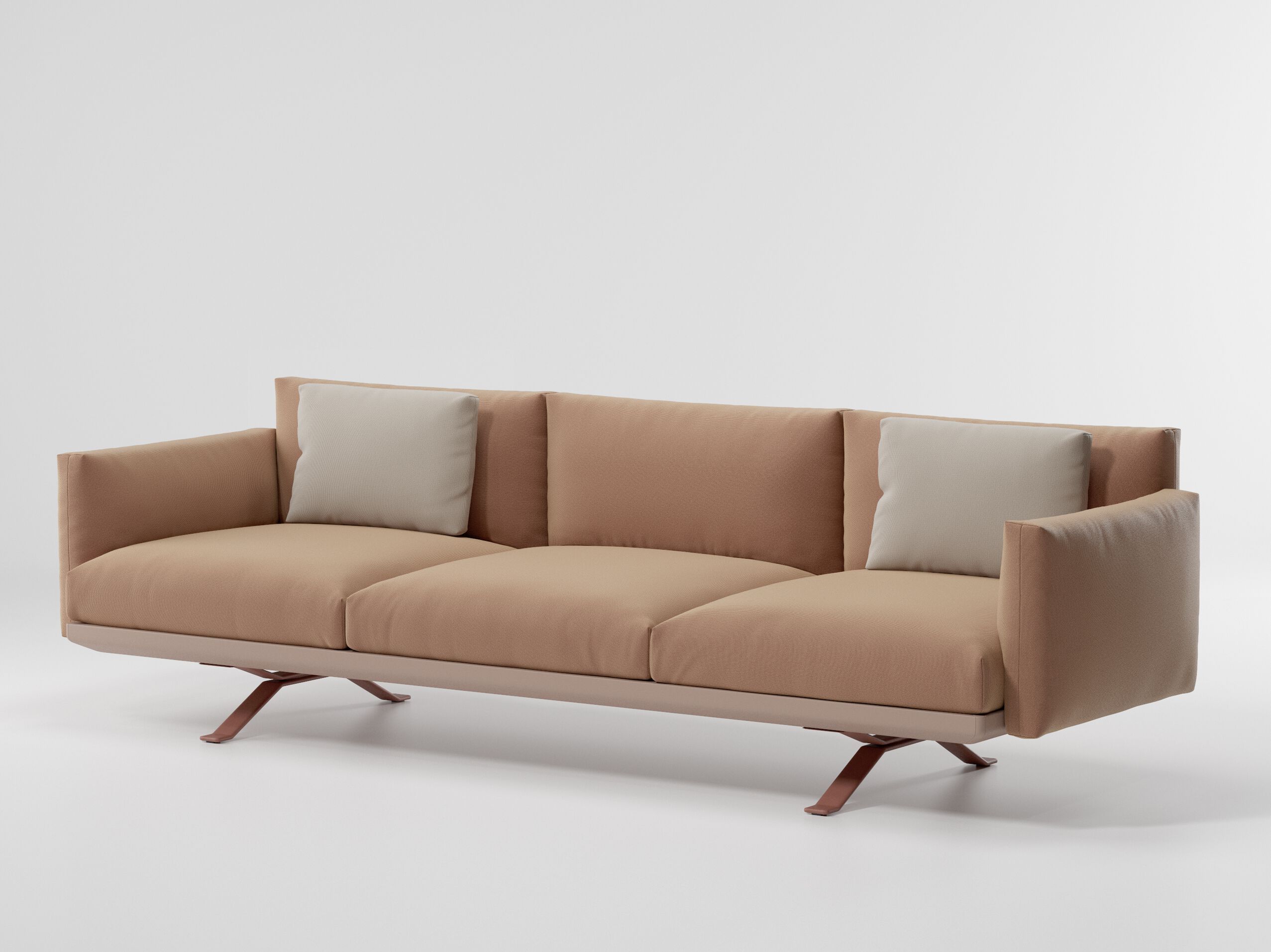 3-местный тканевый садовый диван Kettal Boma ARCH-00043349