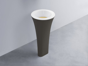 AMLA45-BL+AMPILT-CN+AMCOLT-FN Раковина Amedeo Tondo отдельностоящая cielo Enjoy + Amedeo