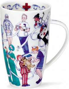 10584083 Dunoon Кружка Dunoon "Доктора и медсёстры.Хенли" 600мл Фарфор костяной