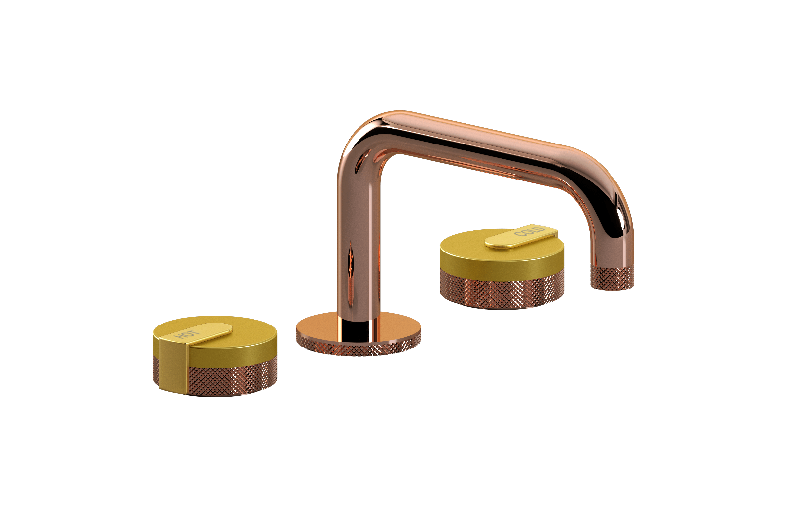 E-11510-R1BB-L1BAU-RG Смеситель для умывальника на 3 отвертия GRAFF MOD+