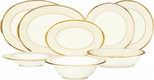 10671267 Noritake Сервиз столовый Noritake Белый дворец на 6 персон 23 предмета Фарфор
