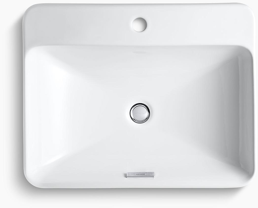 K-2660-1-96 Накладная раковина на столешницу  прямоугольная Kohler  - Вид №2