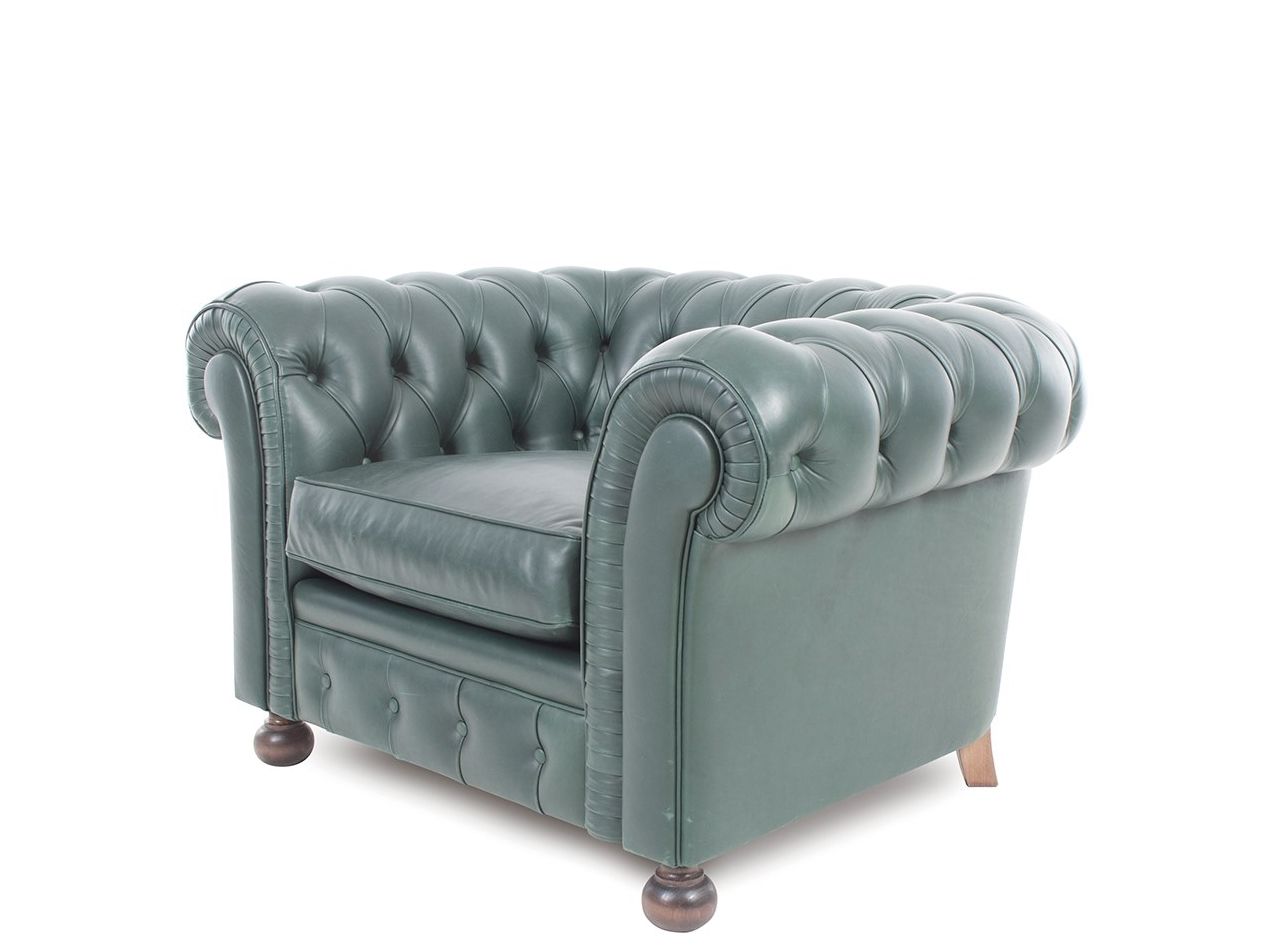 Кожаное кресло с подлокотниками CREARTE COLLECTIONS Chesterfield Classic Origins ARCH-00129925