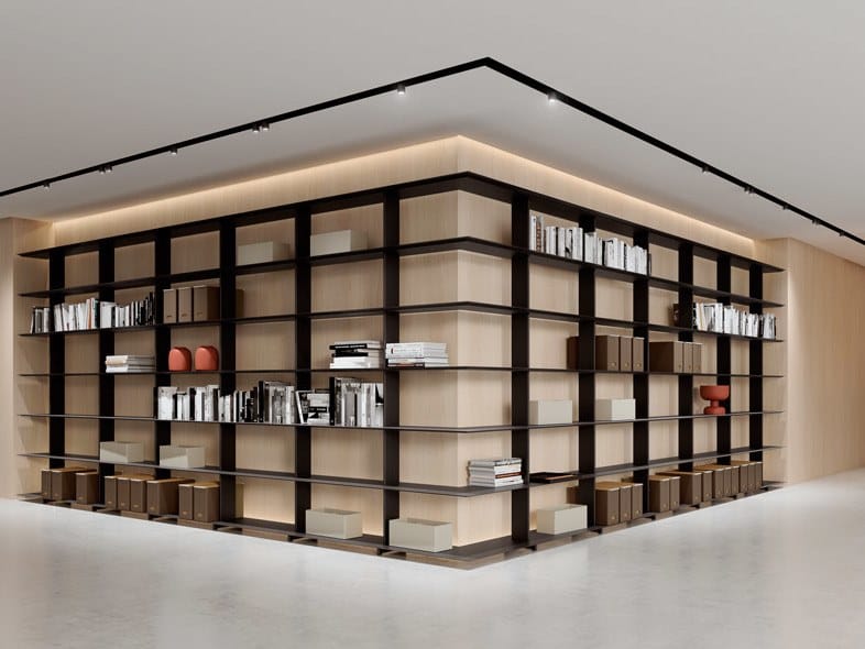 Прессованный алюминиевый офисный книжный шкаф Systemtronic ARCH-00077374 - Вид №4