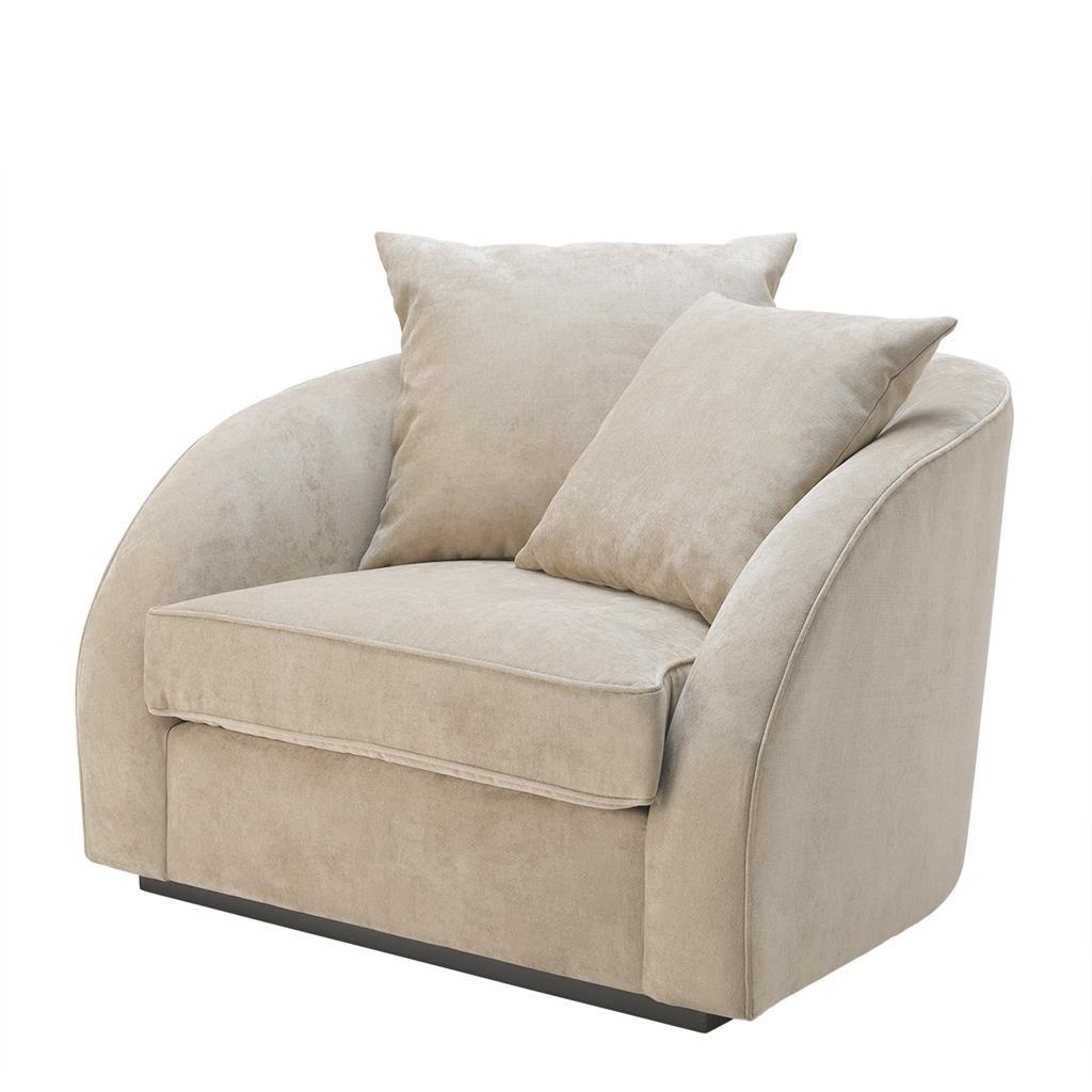 Кресло Les Palmiers от Eichholtz бежевое EICHHOLTZ ДИЗАЙНЕРСКИЕ, EICHHOLTZ 062299 Бежевый  - Вид №1