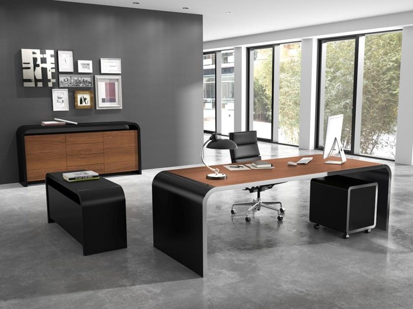 müller möbelfabrikation Стальной буфет с ящиками Highline S14 - Вид №1