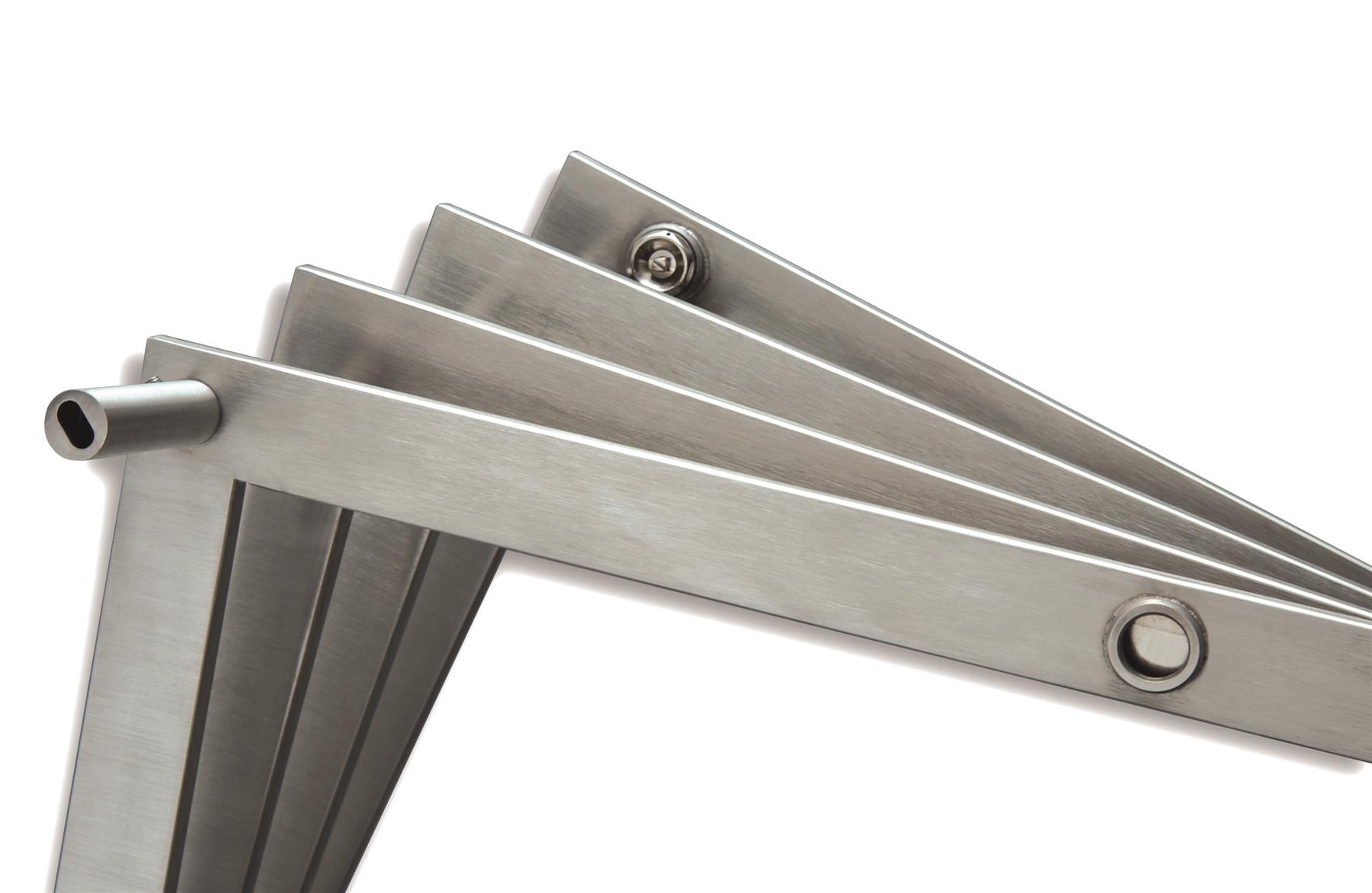 Полотенцесушитель Hammam STORM Stainless steel  комбинированный; электрический или водяной Сталь  - Вид №29