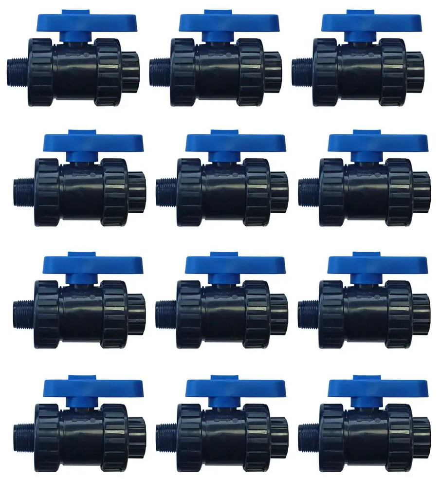 90231314 Шаровый кран BOUTTE ПНД 25 - 3/4"НР х 3/4"ВР, 12 шт STLM-0808919