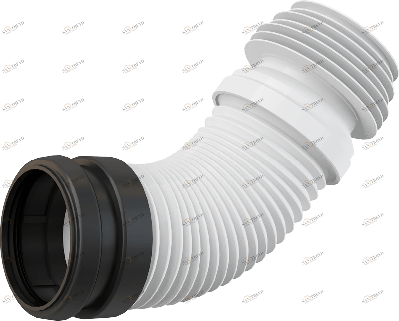 Гибкая подводка для выпуска унитаза DN90/110 (подходит ко всем скрытым системам инсталляции) ALCAPLAST M9006