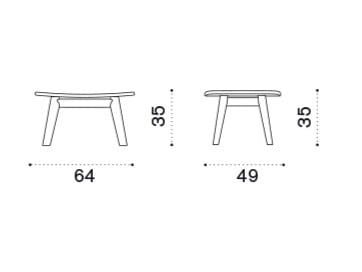 Тканевая Садовая подставка для ног Ethimo Knit ARCH-00023677 - Вид №7