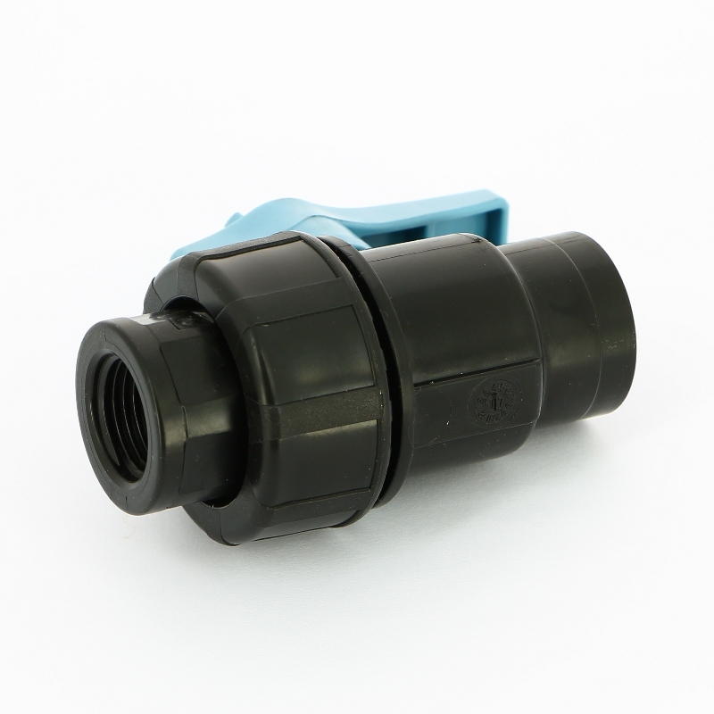 Кран ВВ Unidelta 1/2" для труб ПНД полипропилен PP-B 1073002002001 - Вид №2