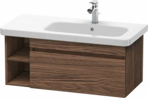 DS639602121 Тумбочка подвесная DuraStyle #DS6396 930 x 448 мм Орех темный декор