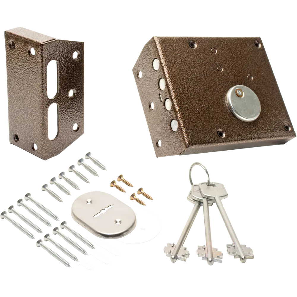 ЗЕНИТ ЗН-4-2 — накладной замок для металлических и деревянных дверей 82490904 STLM-0028444 - Вид №1