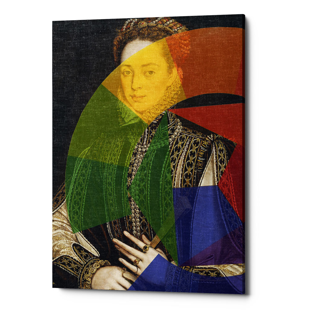 30101904 Арт-портрет «Дама с веером» (холст, галерейная натяжка) Object Desire 