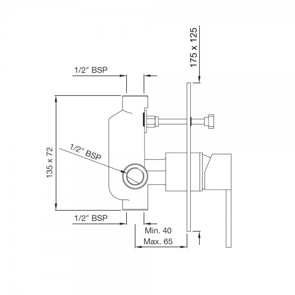 LEB-WHM-45065 Смеситель для ванны и душа Artize Le Blanc Матовый белый  - Вид №1