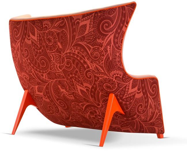 Adrenalina 2-местный тканевый диван Gea sun-id-1351197 - Вид №3