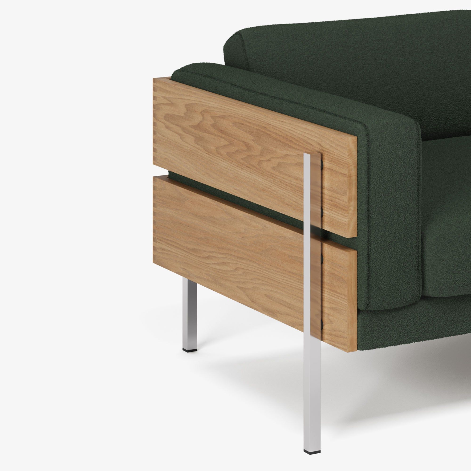 Кожаное кресло с подлокотниками Case форум ARCH-00070361 - Вид №17