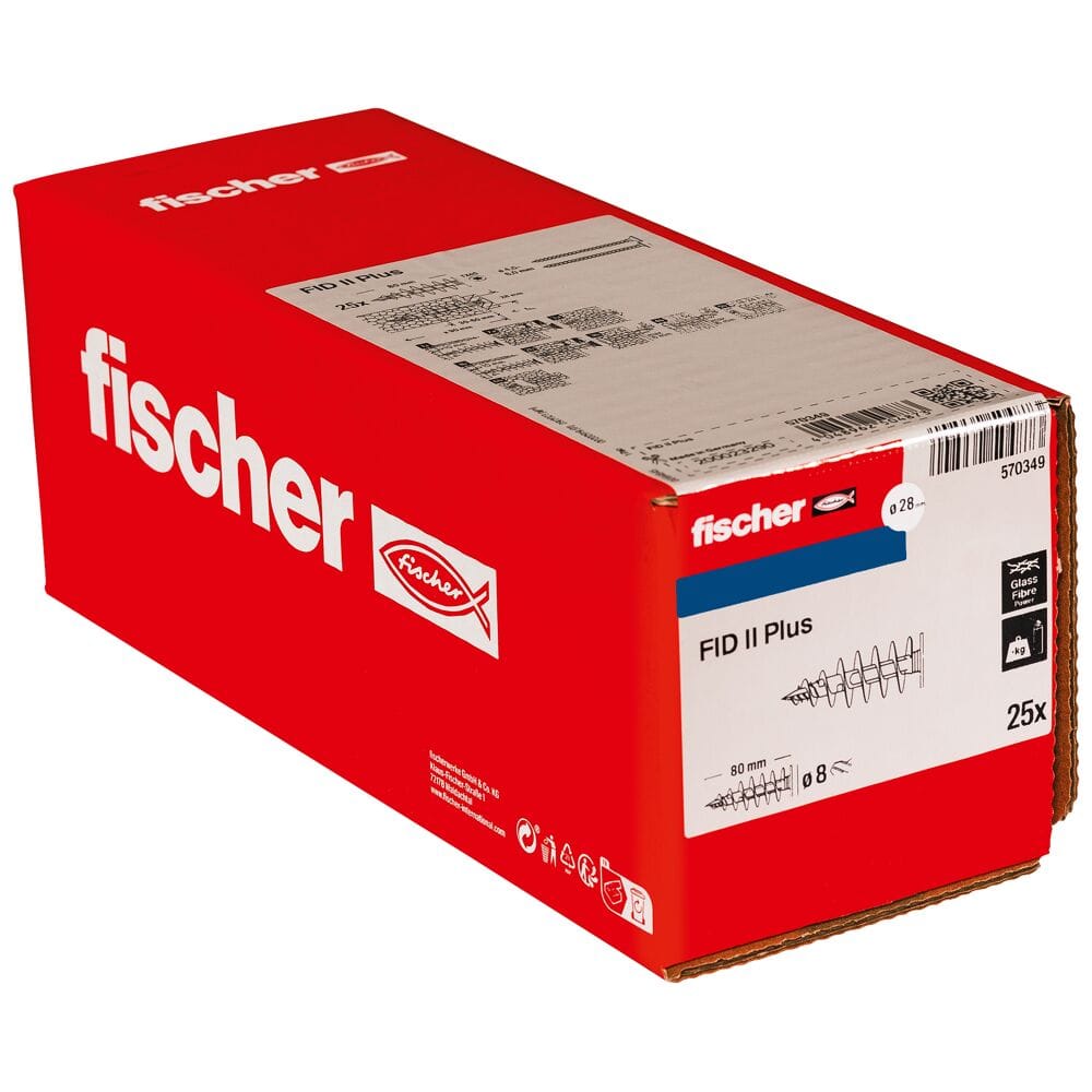 Пластиковый дюбель FISCHER FISCHER FID II PLUS ARCH-00112725 - Вид №3