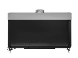 Газовый закрытый камин